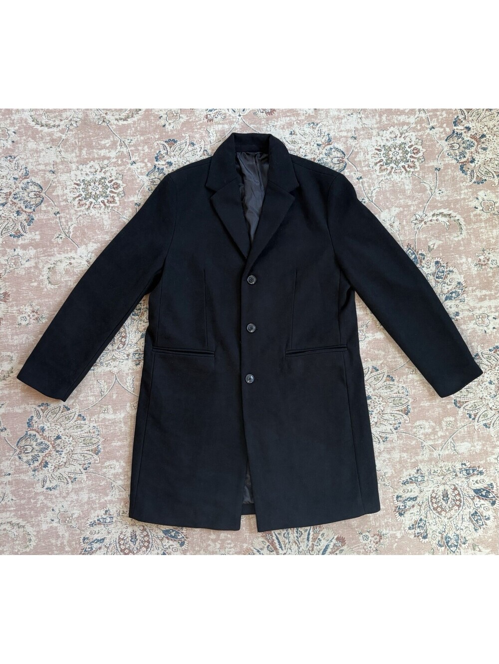Men’s Slate & Stone Coat Size XL Polyester Wool Blend
